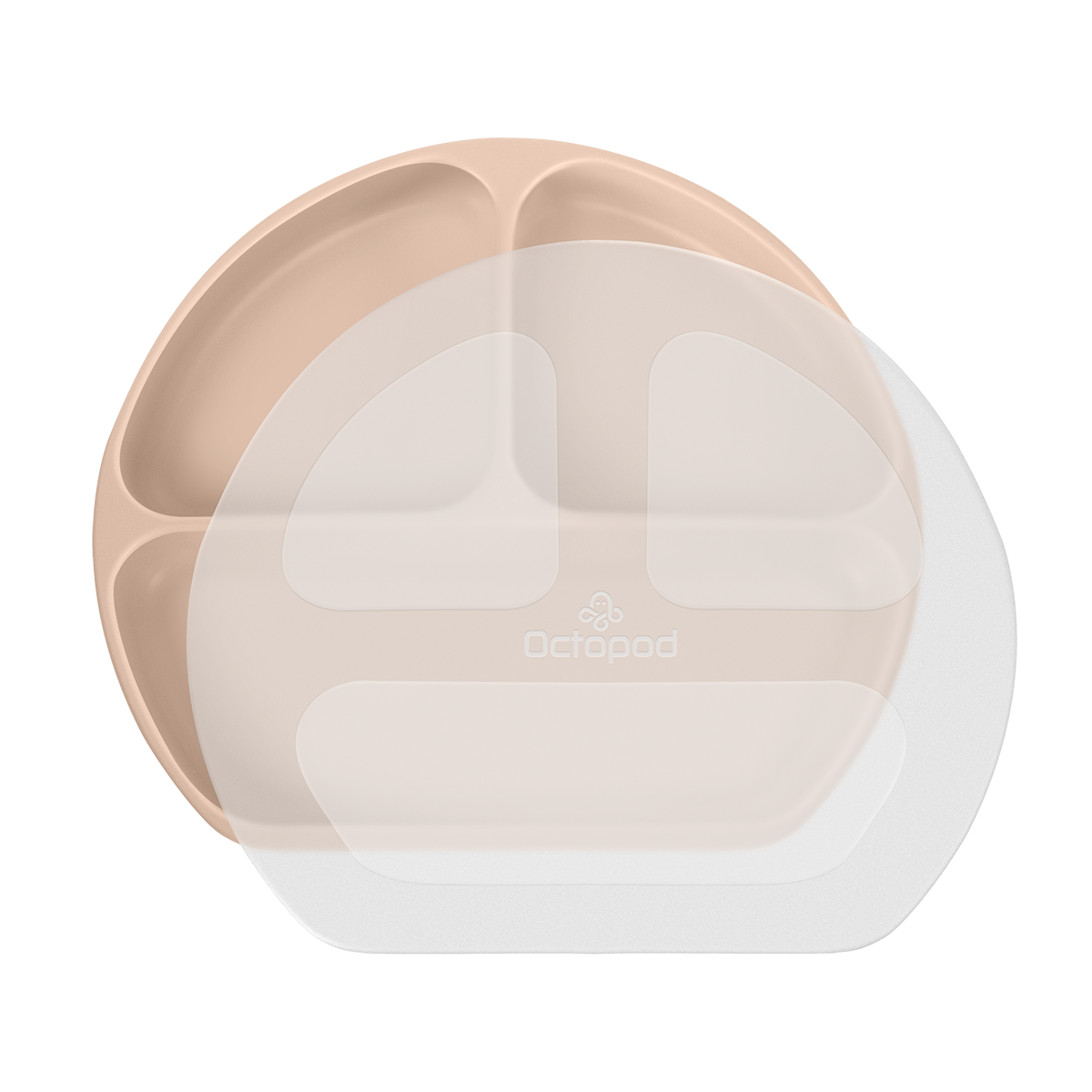 Octopod® Silicone Suction Triangle Plate - Lids