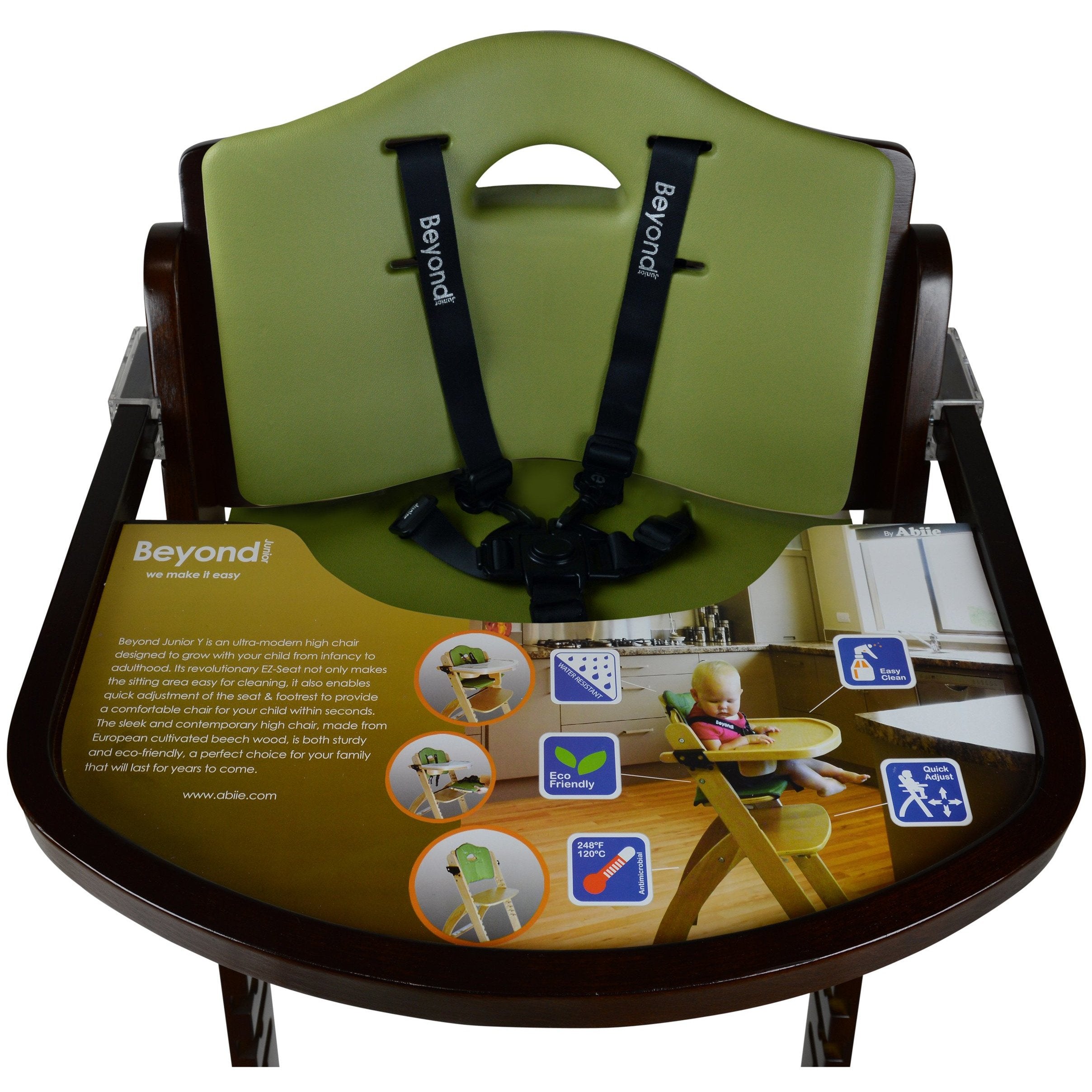 Beyond Junior Wooden High Chair Abiie Abiie Malaysia