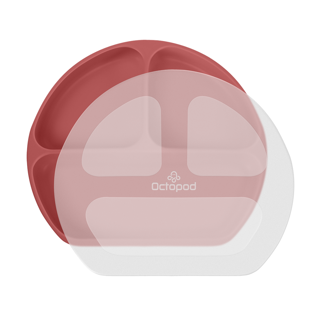 Octopod® Silicone Suction Triangle Plate - Lids